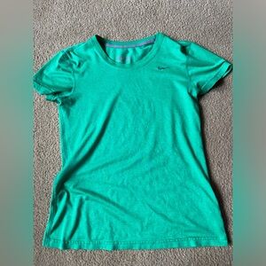 Nike Dri-fit green short sleeve shirt